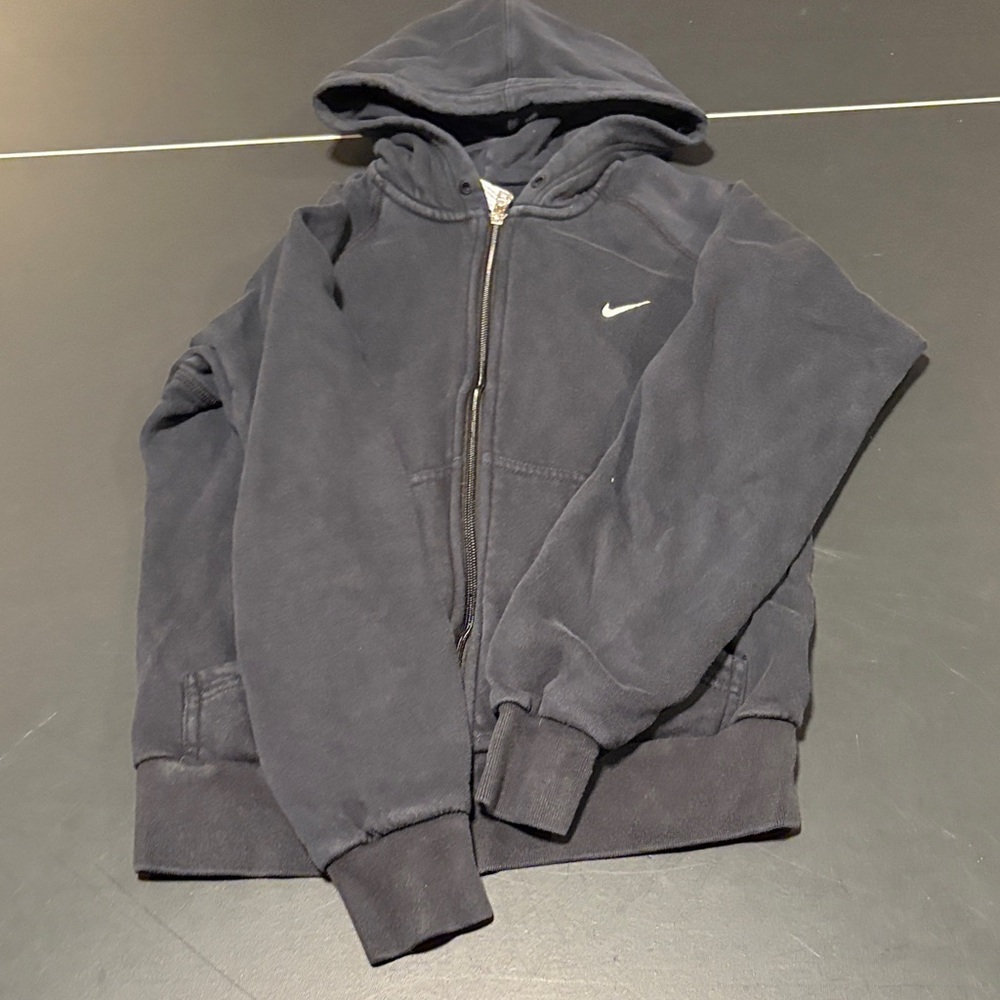Nike Kids Dark Hoodie with Logo - Picture 4 of 9